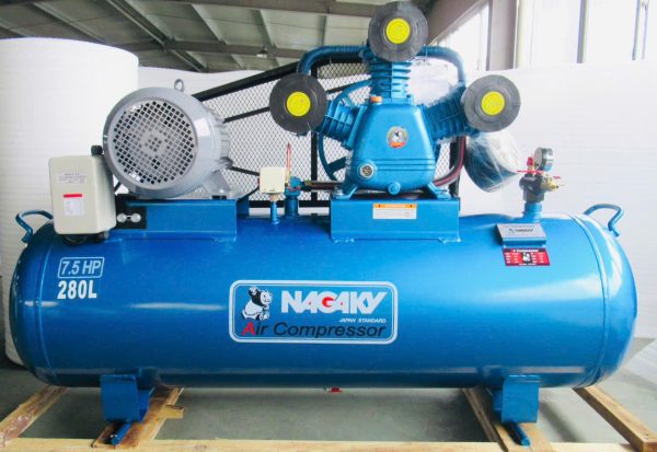 Máy nén khí NAGAKY chạy dây đai NA-75250  7.5HP/380V